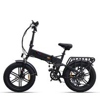 ENGWE ENGINE X Visureigis sulankstomas elektrinis dviratis 250W variklis 48V13Ah baterija 20 colių sniego padangos 120KM nuotolis E-kalnų dviratis juoda