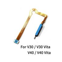 For ZTE Blade V30 / V30 Vita / V40 / V40 Vita Power Button Fingerprint Sensor Flex Cable Repair Parts mėlyna