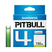 SHIMANO PE Line Pitbull 4-braid 150m No. 0.6 Lime Green 0.6/12.5lb žalia