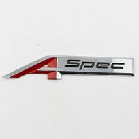 3D Metal Car Rear Trunk Badge Decal Fender Side Sticker for Acura A-SPEC Aspec MDX TL TSX TLX RDX ILX RSX RLX RL Accessories sidabras
