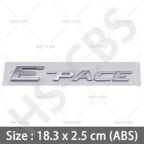 1 vnt. 3D ABS E-pace F-Pace raidės Automobilio logotipas F-type F E Type Pace Galinės bagažinės emblema Lipdukai ant bagažinės dangčio Automobilio stiliaus aksesuarai white