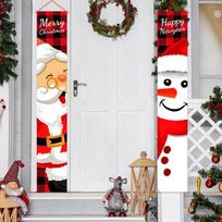 Kalėdų durų reklamjuostė 2020 Linksmų Kalėdų dekoras namams Kalėdų papuošalai Kalėdų dekoras Laimingų Naujųjų 2021 metų Navidad Natal