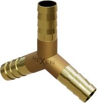 Mexen BRASS žalvarinis Y formos trišakis sujungimas žarnai 8 x 8 x 8 mm - W97429-080808