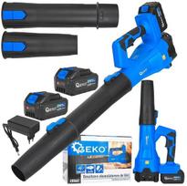 Geko belaidis lapų pūtėjas G80661, 21V, 2x2000mAh, 15000 RPM, 260 km/h, 6 greičių, ergonomiškas, tvirtas korpusas