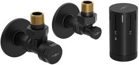 Mexen G05 kampinis termostatinio vožtuvo rinkinys su R gaubtu, juodas - W901-958-904-70, G 1/2"