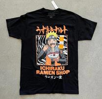 Naruto Uzumaki Ichiraku Ramen T-Shirt Vintage Japanese Anime Graphic Tee M