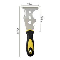 Multifunctional Stainless Steel Putty and Wall Scraper with Adhesive Remover