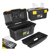 Keltin 19" įrankių dėžė K00603, 49 x 27.5 x 24 cm, plastikas, 2 tvirti užraktai, praktiška dėžė su rankena