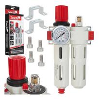 Tvardy Oro paruošimo įrenginys T20023, 0.5-12 bar, 1400 l/min, 1/4", 5 µm filtras, aliuminio lydinys