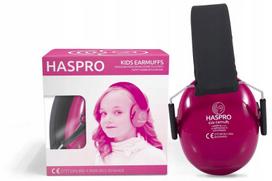 Vaikiškos apsauginės ausinės HASPRO Baby Earmuffs Kids 3+, SNR 27 dB, rožinės