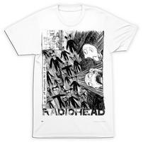 Radiohead Screaming T-Shirt Alternative Rock Experimental Indie Band Graphic Tee 2XL