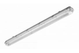 G-Tech hermetiškas šviestuvas GT-HEL258-00, 2x58W, G13, IP65, IK06, ABS/PS, pilkas