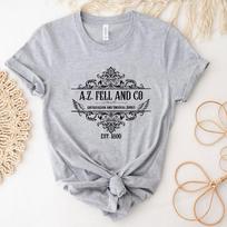 Good OUnisexs  Tshirts Women AZ Fell and Co Antiquarian and Unusual Books T Shirt Retro Womens Clothing Unisex Casual Tops S
