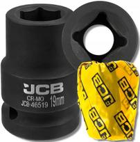 Jcb Smūginė galvutė JCB-46519, 19mm, 3/4", CrMo, šešiakampė forma, 1 vnt.