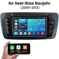 Linux automobilių radijas Junsun seat ibiza IV 6J 2009-2015 gps navigacija wifi carplay bluetooth Vairo valdymas