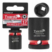 Tvardy smūginė muciņa 1/2" T00210-17, 17mm, trumpa, 1/2" kvadratinė pavarų, CR-MO plienas
