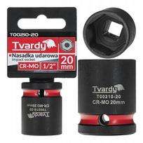 Tvardy smūginė muciņa 1/2" T00210-20, 20mm, trumpa, 1/2" kvadratinė pavaros, CR-MO plienas