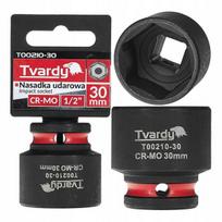 Tvardy smūginė muciņa T00210-30, 30mm, 1/2” kvadratinis pavaros, trumpa, aukštos kokybės CR-MO plienas