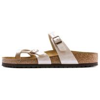 Birkenstock Soft Comfortable Flat Versatile Open-Toe Breathable Slide Sandals Women sandals Pearl-White 0071661 38
