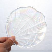Glass Jewelry Display Plate Shell Shape Earrings Display Tray Necklace Holder  Jewelry Storage Tray B
