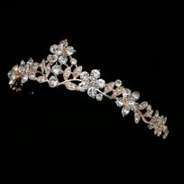 Water Drop Pendant Crystal Bridal Tiaras Rhinestone Baroque Wedding Headband  Engagement auksas