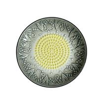 Colorful Embossed Ceramic Grater Plate Vintage Kitchen Puree Grater  Dinner Tableware pilka