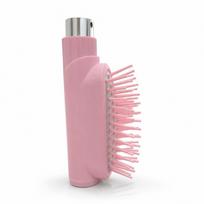 Portable Spray Massage Comb Multi-Function 2-In-1 Misting Hair Brush  for Wet/Dry Hair rožinė