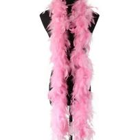 Dyed Red Scarf 80g Turkey Feather Boa for Home Party Wedding Christmas Decor DIY Craft Clothing Costume Dance Dress Accessory rožinė