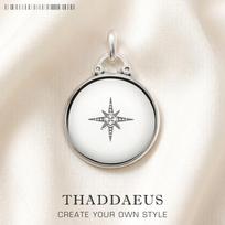 Pendant Round Medaillon With Star Locket New 925 Silver Jewelry Europe Accessorie Gift For Woman Men sidabras