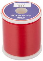 FUJI KOGYO FUJI TACKLE PLUS+ EZ thread opaque red 100m 100m roll raudona