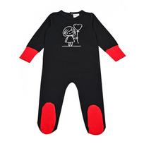 Childrens Matching Pajamas Siblings Baby Footie and Toddler Boy and Girls Pajamas Character Print for Summer/Spring 6M