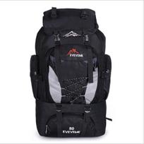 80L Unisex Large Waterproof Nylon Rucksack Backpack Luggage Bag For Camping Hiking Travel Outdoor None juoda