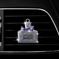 Car Air Freshener Auto Outlet Perfume Clip Bling Car Accessories Diamond Bowknot Scent Bottle Car Accessories Interior Woman
