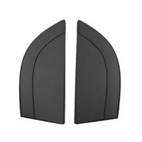 2x Rear Door Delta Molding Left & Right 83830-1E000 For Hyundai Accent 2006-2010 gray