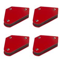 4Pcs Welding Magnet Holder Set Multiple Angles Magnetic Welding Clamps set for Secure Positioning at 45/90/135 Degrees