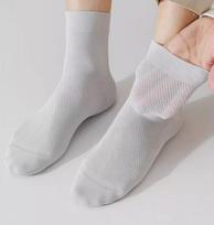 Men's Mid-calf Socks, Summer Men's Socks, Odor-resistant, Sweat-absorbent, Black And Cotton Thin Breathable Long Socks One Size