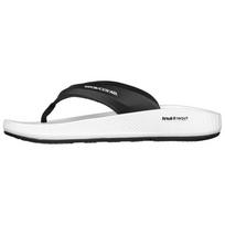 Skechers Hyper Slide Comfortable Casual Non-Slip Flip Flops Men Footwear Black White 246021-BKW 41