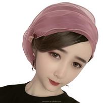 YASEEN Islamic Women Turban Bonnet Headscarf with Adjustable Elastic Band Breathable Eco-Friendly Jersey Fabric for All Seasons Free size juoda