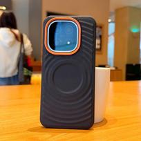 Wave Pattern Luxury Business Magnetic Matte PU Leather Shockproof Case vivo IQOO 15 / IQOO 13 Opp Bag Wireless Charging Cover Opp Bag&For iPhone 15