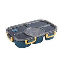 Durable Lunch Box Japanese Lunch Box Prep Prep Sushi Containers Bento Box Box for Business Office Wooden Cover Black | Breakfast Boxes