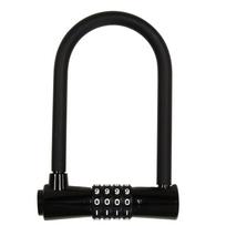 Waki Sangyo U-Lock Large Padlock Black Width 110mm Security Gate juoda