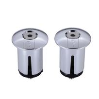 BBB Bicycle Handlebar Tape End Cap Screw-on BHT-96 Silver 447708 sidabras