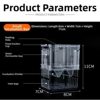 Transparent Aquarium Breeder Box Isolation Fish Isolation Box Fish Breeding Box  Aquarium Supplies s