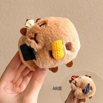 Picabara Plush Grab Clip Women'S Autumn And Winter New Back Head Hairpin Cute Girl Half Tie Hair Shark Clip Headdress