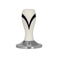 Flat Bottom Coffee Tamper 51/53/58mm Coffee Leveler Premium Coffee Powder Press  Barista Use 51mm balta