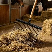 Pitchfork Head Manure Fork Replacement Mulch Rake Stable Picking Hay Weeds Muck Horse Poop