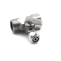 RO Maitinimo Vandens Filtro Valytuvo Adapteris 1/2'' į 3/8'' Rutulinis Ventilis Maišytuvas Saugus