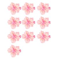 10x Vyšnių Žiedų Plaukų Sagtis Sakura Sagtys Moterims Mergaitėms Kasdieniam Naudojimui Neslystanti Patogi Dėvėti Plaukų Formavimo Aksesuaras A