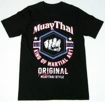 King of Martials Art Muay Thai Fight Boxing Lovers T-Shirt 100% Cotton O-Neck Summer Short Sleeve Casual Mens T-shirt Size S-3XL S