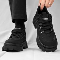 Pure black chef shoes kitchen labor insurance leather shoes sports board shoes 39 juoda